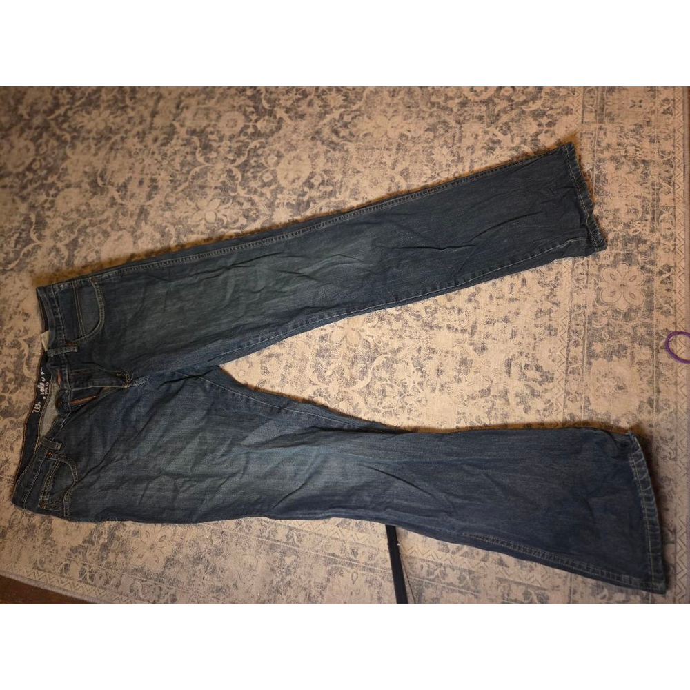 Men's Wrangler retro Blue Straight Jeans Waist 34 (G1)